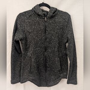 Eddie Bauer Women's Fleece-Lined Gray Hoodie, Size Small
